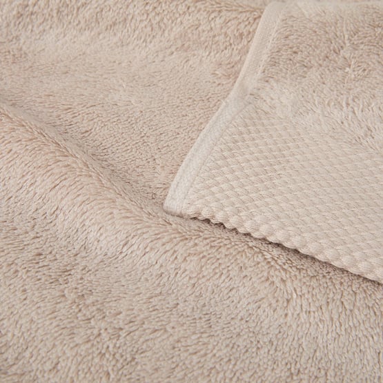 Navara Oatmeal Solid Bamboo Cotton Bath Mat