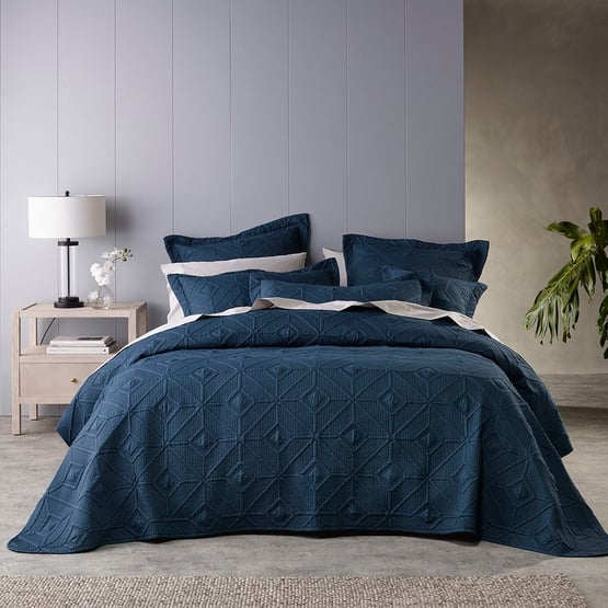 Kazimir Navy Coverlet Set + Separates