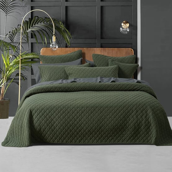 Lester Olive Coverlet Set + Separates
