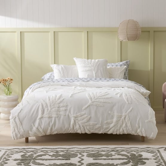 Koa Off White Tufted Quilt Cover Separates