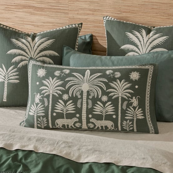 Global Traveller Thyme Jacquard Pillowcases