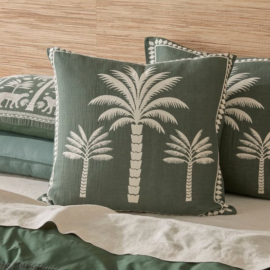 Global Traveller Thyme Jacquard Pillowcases