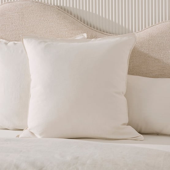 Vintage Washed Linen Coconut Pillowcases
