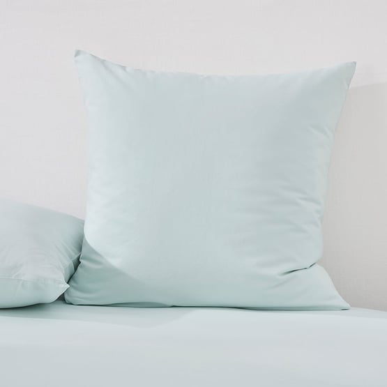 Stonewashed Cotton Chalk Blue Pillowcases