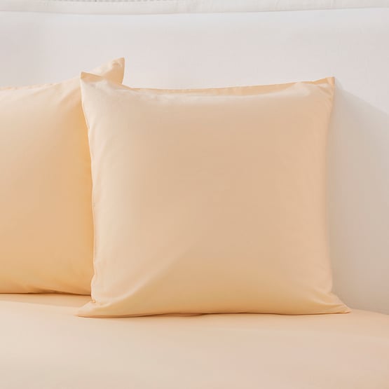 Stonewashed Cotton Butter Pillowcases