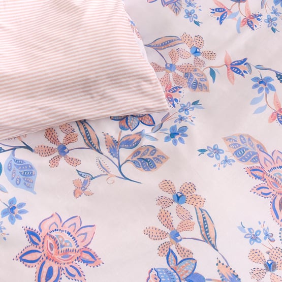 Isla Floral Blue Quilt Cover Set + Separates