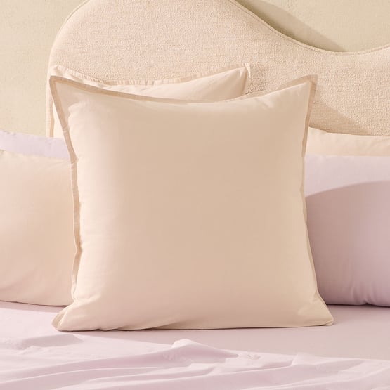 Relaxed Linen Look Natural Pillowcases