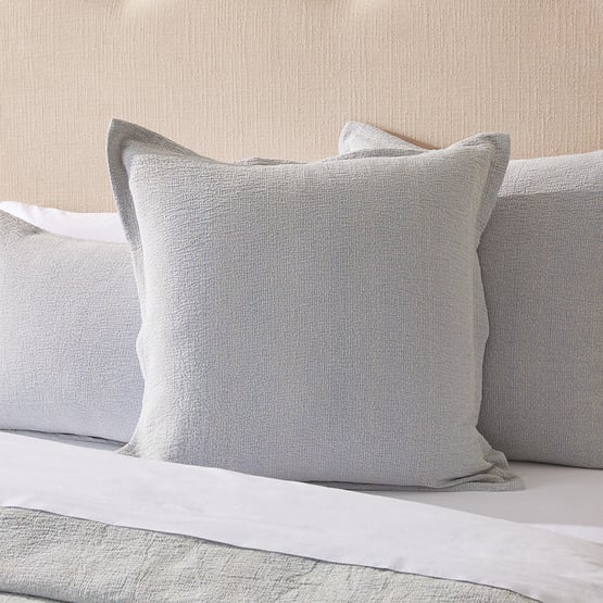 Kai Dusty Blue Matelasse Pillowcases