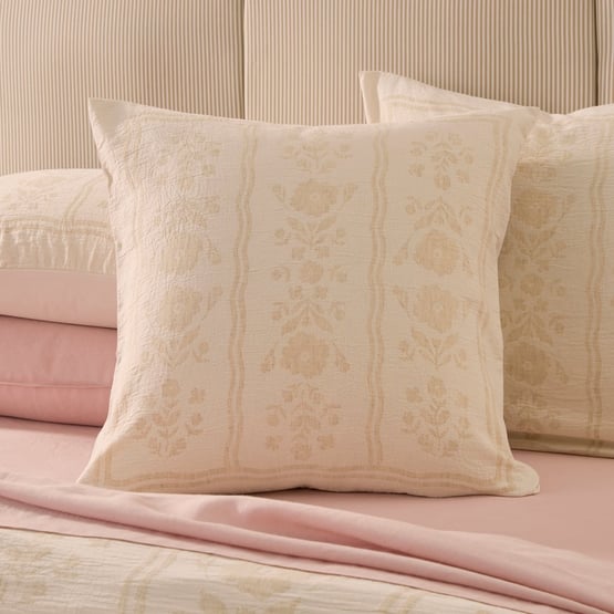 Garden House Natural Jacquard Pillowcases