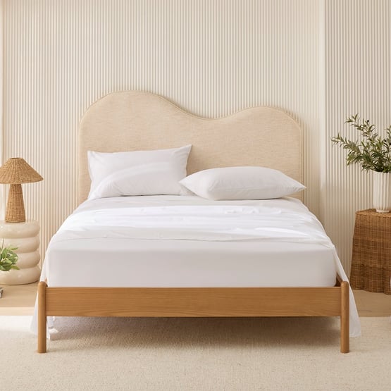 400TC Australian Cotton White Sheet Set