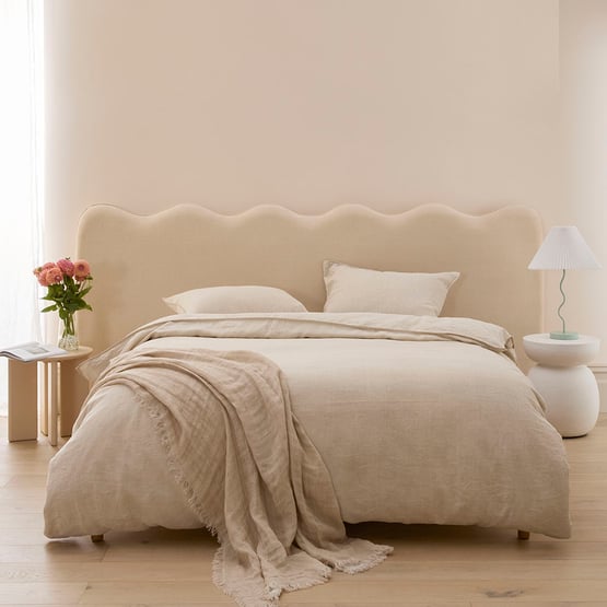 Vintage Washed Linen Linen Quilt Cover Separates