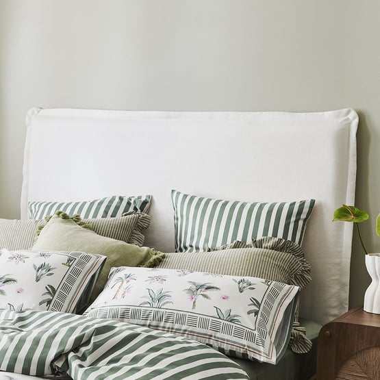 Stockholm White Bedhead Slip Cover
