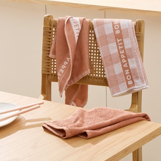 Australian Cotton Earth Tea Towel Pack of 3