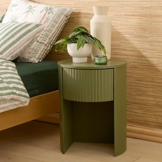 Georgia Moss Bedside Table