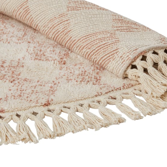 Hanover Caramel & Natural Check Round Rug