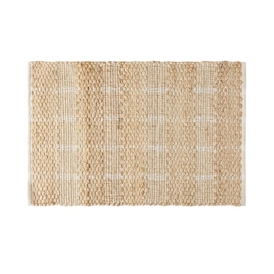 Bali White & Jute Indoor Mat