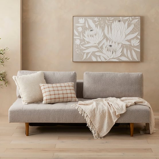 Conran Beige Boucle Sofa Bed