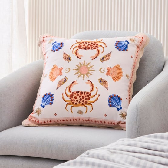 Italian Vacay Pink Beach Cushion