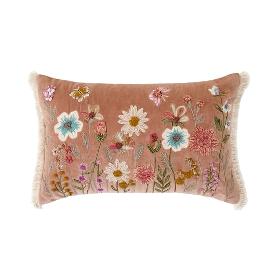 Arabella Soft Pecan Floral Cushion