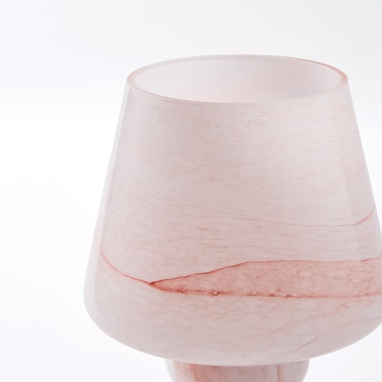 Gigi Blush Swirl Table Light