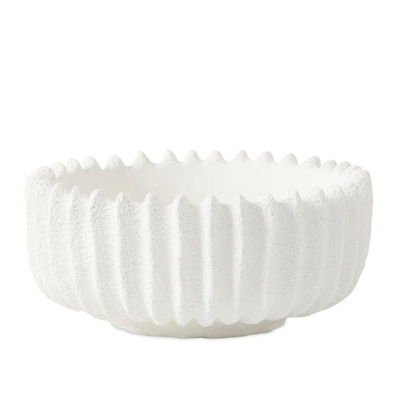 Coastal Ridge Off White Bowl