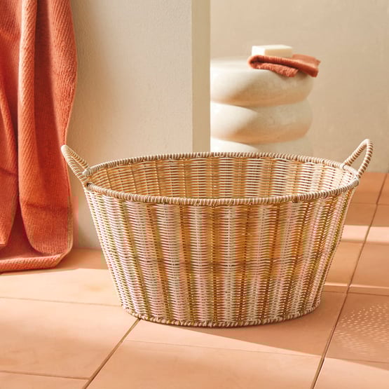 Rye Natural Wash Basket