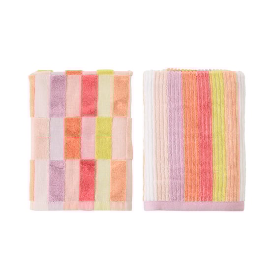 Billie Pink Brights Tea Towel Pack of 2