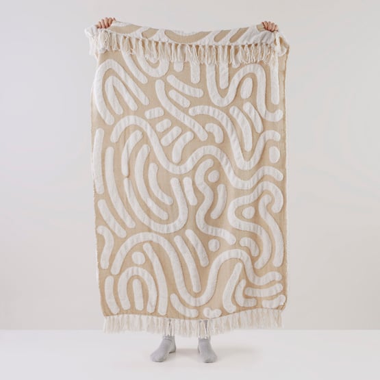 Samoa Natural Throw