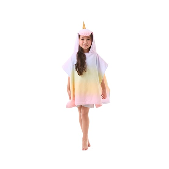 Ella Unicorn Character Hooded Beach Towel
