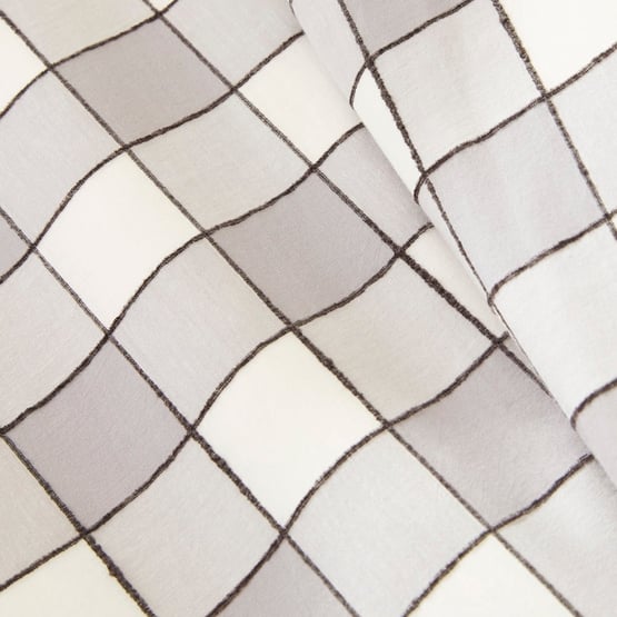 Carter Grey Check Quilt Cover Set