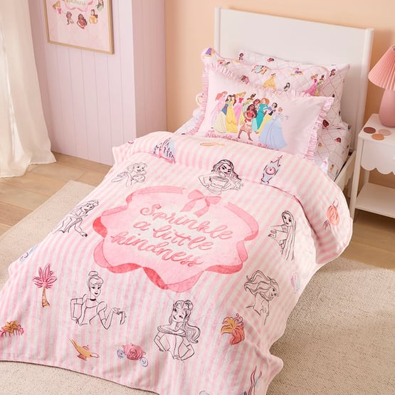 Disney Princess Sprinkle A Little Kindness Ultra Soft Blanket