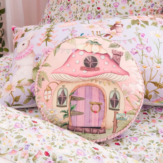 Fleur Harris Fairyland Fairyhouse Cushion