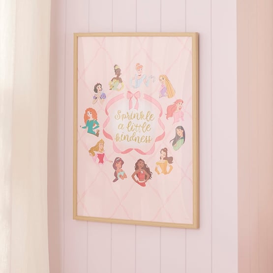 Disney Princess Sprinkle A Little Kindness Wall Art