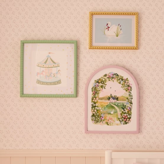 Heirloom Arch Floral Cottage Wall Art