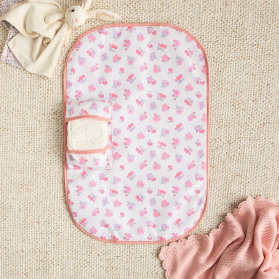 Cherry Love Travel Change Mat