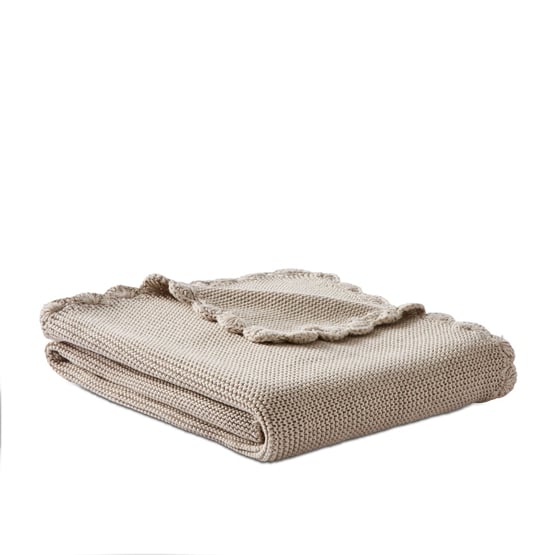 Lennox Natural Organic Cotton Baby Blanket