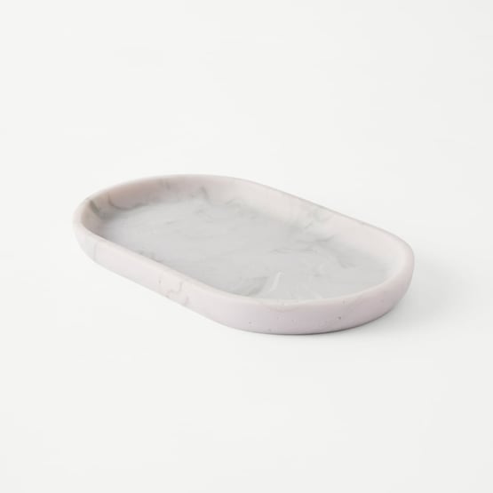 Orion Grey Marble Tray