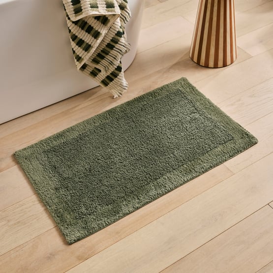 Nicola Moss Combed Cotton Bath Mat
