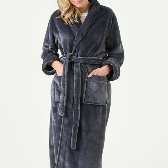 Ultra Soft Charcoal Bathrobe