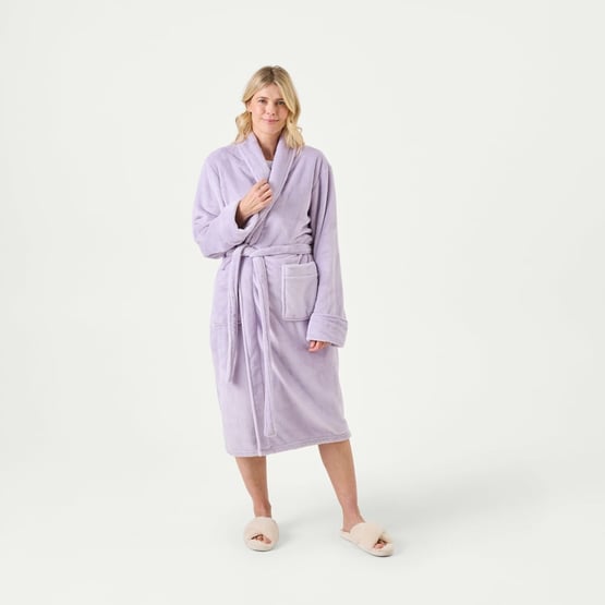 Ultra Soft Lilac Bathrobe