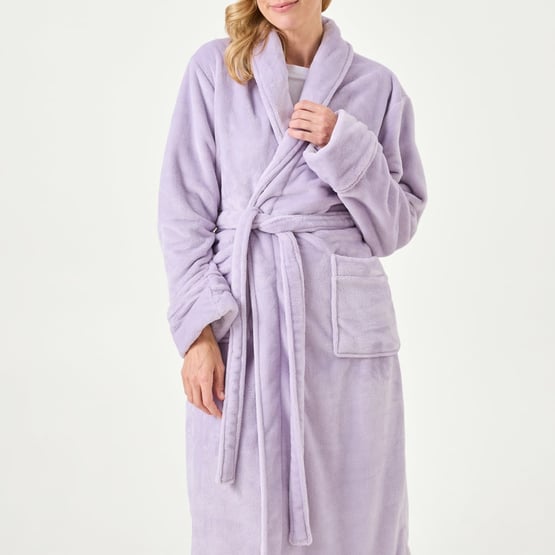 Ultra Soft Lilac Bathrobe