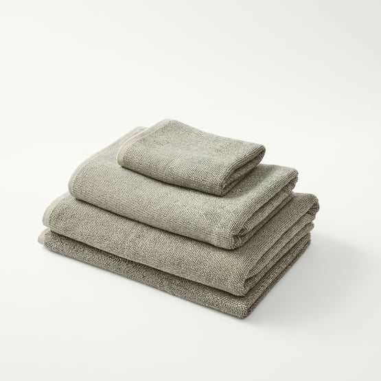 Trenton Bamboo Cotton Moss Towel Range