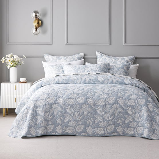 Laurieton Blue Bedspread Set