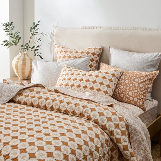 Aasha Sandstorm Quilted Coverlet Separates