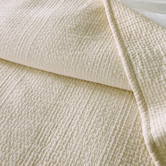 Haven Coconut Quilted Coverlet Separates