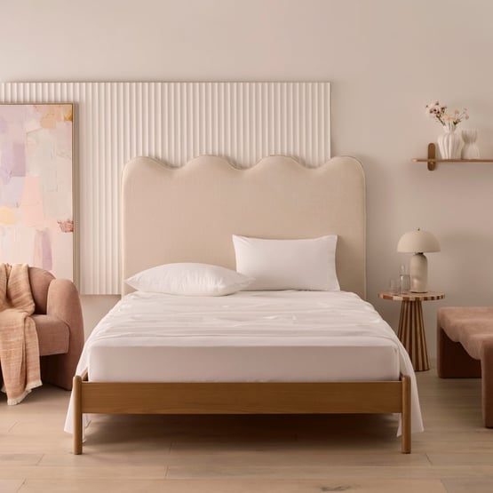 Flannelette Plain Dye White Sheet Set