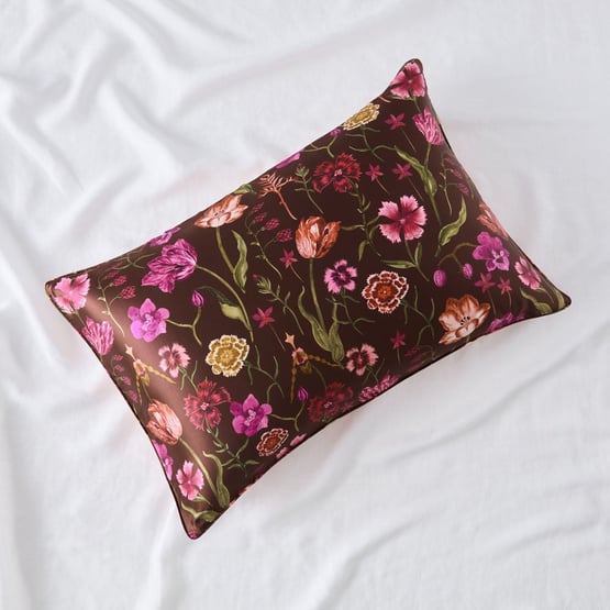 Rosalie Floral Pure Printed Silk Pillowcase