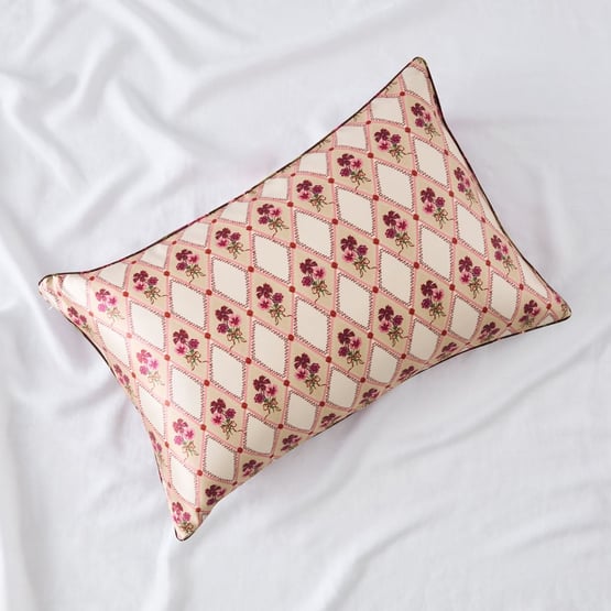 Rosalie Floral Pure Printed Silk Pillowcase