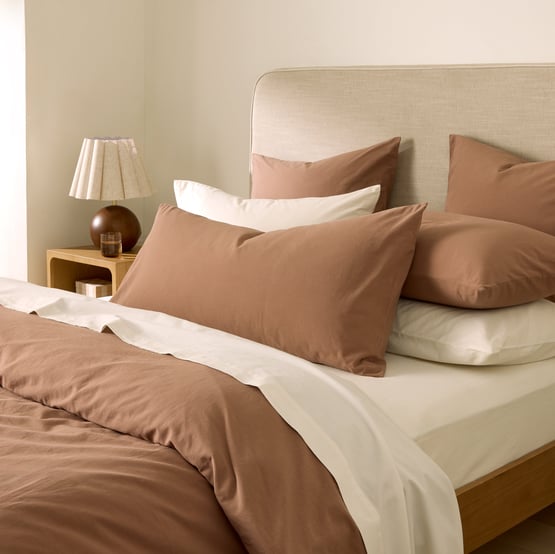 Stonewashed Cotton Fudge Quilt Cover Separates