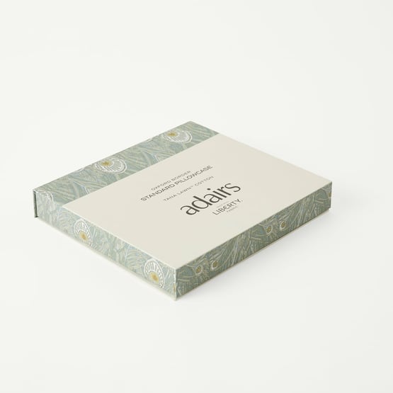 Liberty Tana Lawn™ Queen Hera Green Oxford Pillowcase